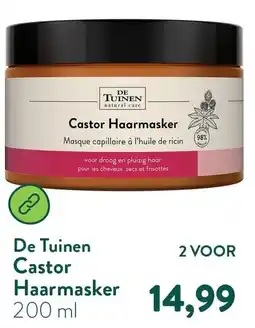 Holland & Barrett De Tuinen Castor Haarmasker aanbieding