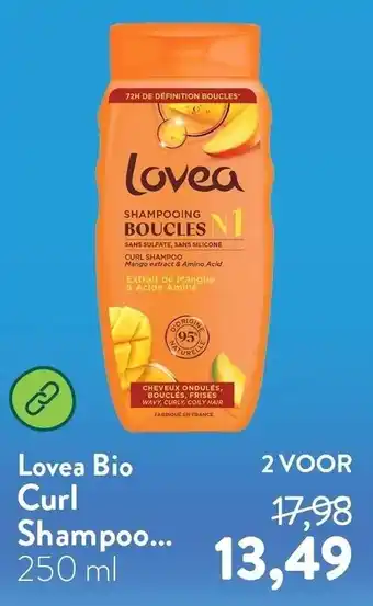 Holland & Barrett Lovea Bio Curl Shampoo aanbieding