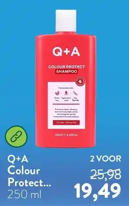 Holland & Barrett Q+A Colour Protect Shampoo aanbieding