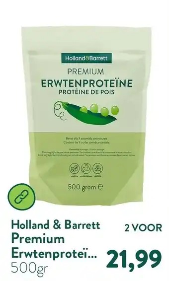 Holland & Barrett Holland & Barrett Premium Erwtenproteïne aanbieding