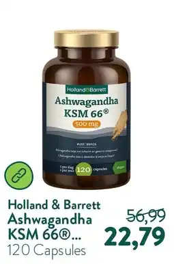 Holland & Barrett Holland & Barrett Ashwagandha KSM 66 aanbieding