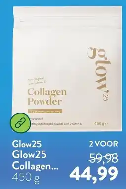 Holland & Barrett Glow25 Collagen Powder aanbieding