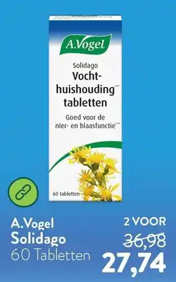 Holland & Barrett A.Vogel Solidago Vocht-huishouding tabletten aanbieding