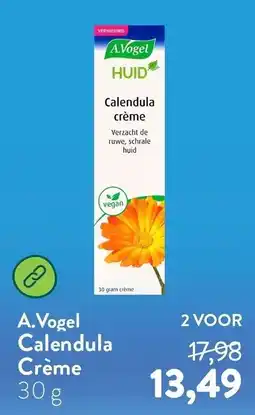 Holland & Barrett A.Vogel Calendula Crème aanbieding