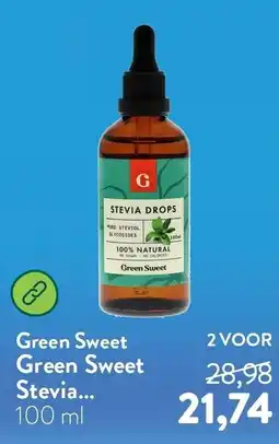Holland & Barrett Green Sweet Stevia Drops aanbieding
