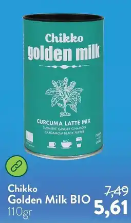 Holland & Barrett Chikko Golden Milk BIO aanbieding
