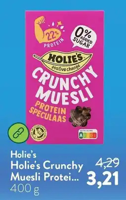 Holland & Barrett Holie's Crunchy Muesli Protei... aanbieding