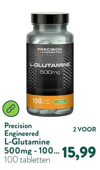 Holland & Barrett Precision Engineered L-Glutamine aanbieding