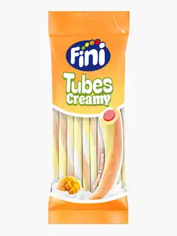 Flink Fini Creamy yoghurt mango tubes aanbieding