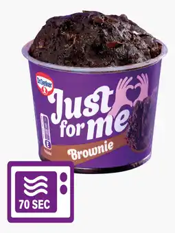 Flink Dr. Oetker Just for me brownie mini cake aanbieding