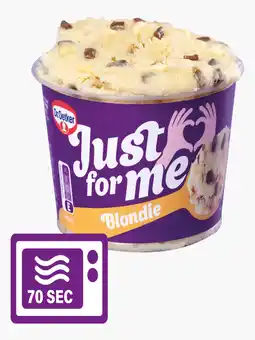 Flink Dr. Oetker Just for me blondie mini cake aanbieding