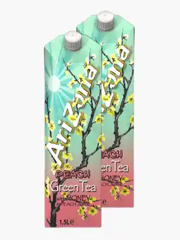 Flink Arizona Green Tea Peach 1.5L 2x aanbieding