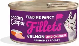 Intratuin Edgard & Cooper kattenvoer in saus Fillets adult zalm en kip 70 g aanbieding