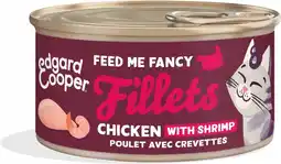 Intratuin Edgard & Cooper kattenvoer in saus Fillets adult kip en garnaal 70 g aanbieding