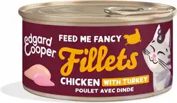 Intratuin Edgard & Cooper kattenvoer in saus Fillets adult kip en kalkoen 70 g aanbieding