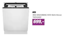 EP AEG AEG GI6200B2SC 6000 Serie Inbouw Vaatwasser aanbieding