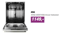 EP ATAG ATAG VAD8704DS Inbouw Vaatwasser aanbieding