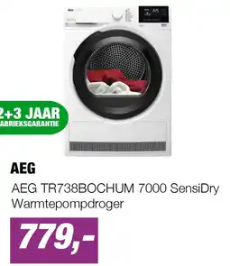 EP AEG AEG TR738BOCHUM 7000 SensiDry Warmtepompdroger aanbieding