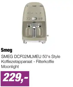 EP Smeg SMEG DCF02MLMEU 50's Style Koffiezetapparaat - Filterkoffie Moonlight aanbieding