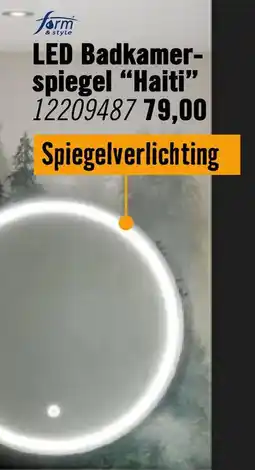 Hornbach form & style LED Badkamerspiegel "Haiti" aanbieding