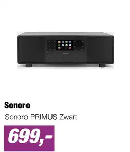 EP Sonoro Sonoro PRIMUS Zwart aanbieding