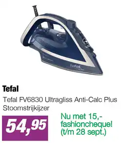 EP Tefal Tefal FV6830 Ultragliss Anti-Calc Plus Stoomstrijkijzer aanbieding