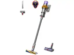MediaMarkt Dyson V15 Detect Absolute - Steelstofzuiger Incl. Kruimelzuiger Accuduur 60 Min Geel/nikkel aanbieding
