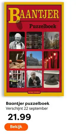 The Read Shop Baantjer puzzelboek aanbieding