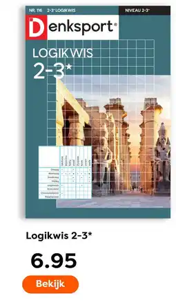 The Read Shop Denksport Logikwis 2-3* aanbieding