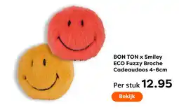 The Read Shop BON TON x Smiley ECO Fuzzy Broche aanbieding