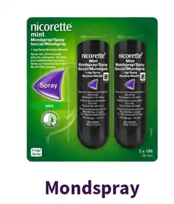 Plein.nl nicorette mint Mondspray aanbieding