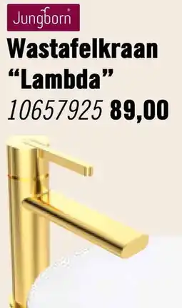 Hornbach Jungborn Wastafelkraan "Lambda" aanbieding