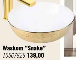 Hornbach Waskom Snake aanbieding