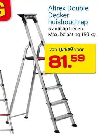 Kluswijs Altrex double decker huishoudtrap aanbieding