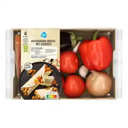 Albert Heijn AH Kip-shoarma wraps met groente verspakket aanbieding