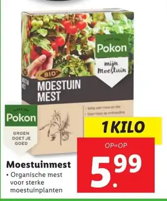 Lidl Moestuinmest aanbieding