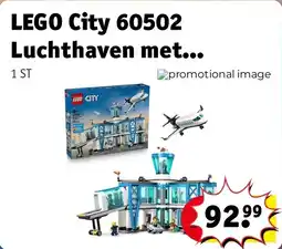 Kruidvat LEGO City 60502 Luchthaven met Vliegtuig aanbieding