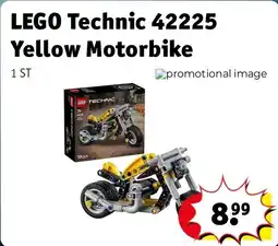 Kruidvat LEGO Technic 42225 Yellow Motorbike aanbieding