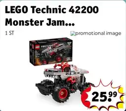 Kruidvat LEGO Technic 42200 Monster Jam ThunderROARus Pull-Back aanbieding