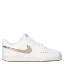 Wehkamp Nike Court Vision sneakers ecru/lichtbruin aanbieding
