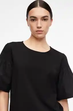 Wehkamp comma relaxed fit top - zwart aanbieding