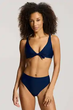 Wehkamp Shiwi The Sunshine Brand voorgevormde triangel bikini set Teddy blauw aanbieding