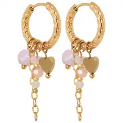 Wehkamp Label Kiki gold plated oorbellen Juna aanbieding