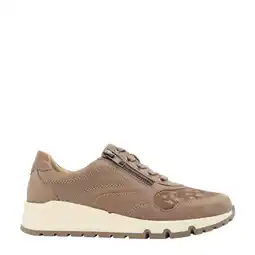 Wehkamp Medicus leren sneakers taupe aanbieding
