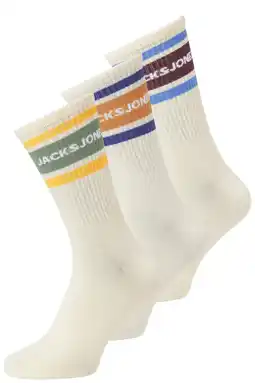 Wehkamp JACK & JONES sokken JACNICE - ecru (set van 3) aanbieding