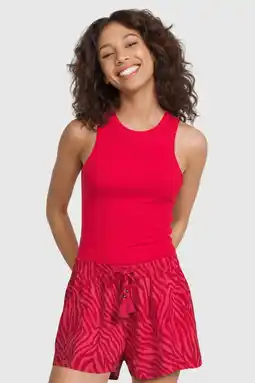 Wehkamp BEACHWAVE singlet - koraalrood aanbieding