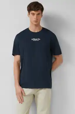 Wehkamp s.Oliver regular T-shirt donkerblauw aanbieding