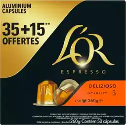 Dekamarkt L'Or Koffiecups delizio sterkte 5 aanbieding