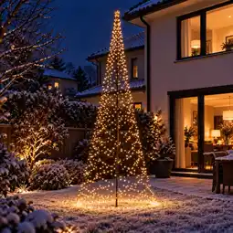 Action Kerstlichtboom op paal - voor buiten aanbieding