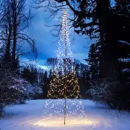 Action Kerstlichtboom op paal - voor buiten aanbieding